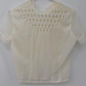 Vintage blouse in white 🕊